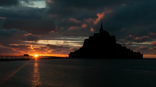 Mont_st_Michel_Sunset_1