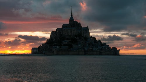 Mont_st_Michel_Sunset_2